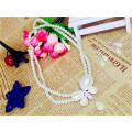 Suzhou Real Photo Elegant Crystal Beaded Pearl Necklace Ear Piercing Studs
